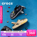 卡骆驰（CROCS）贝雅卡骆班洞洞鞋轻便耐磨一脚蹬休闲鞋女鞋时尚沙滩鞋|205089 深蓝/辣椒红-4CC 43 (270mm)