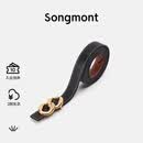 Songmont山下有松女士腰带双面自由搭配裤带头层牛皮装饰皮带 环环相扣M码 现货