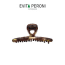 依慧达（Evita Peroni ）流光抓夹小众女后脑勺盘发鲨鱼夹炫彩高级感发夹发抓 流沙棕-13cm