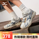 美津浓（MIZUNO）男女运动休闲鞋缓震透气网面拼接跑步RACER S 01/丹宁 41