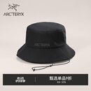 ARC'TERYX始祖鸟 SINSOLO BUCKET HAT 轻量 男女同款 渔夫帽 BLACK/黑色 L-XL