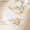 玛丽亚·古琦（MARJA KURKI）进口真丝披肩外搭妈妈桑蚕丝丝巾女士永生花套装生日礼物爱意环绕
