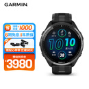 佳明（GARMIN）Forerunner965铁三跑步游泳滑雪户外运动智能手表男女表极夜黑