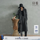 日着（rizhuo）侠气风西装长裙搭配两件套2026夏季新款女士高级休闲气质套装 岚黑 S