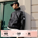 adidas宽松日常舒适运动夹克外套男女春季新款阿迪达斯官方三叶草 黑色   L
