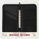 MUJI证件包 聚酯纤维护照夹 透明内袋 礼物 黑色