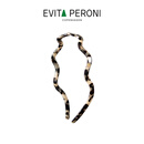 依慧达（Evita Peroni ）波浪眼镜发箍复古防滑压碎发头箍女高级感头饰礼物 琥珀色