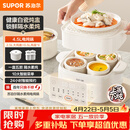 苏泊尔（SUPOR）电炖盅电炖锅隔水炖家用全自动煲汤炖汤锅陶瓷燕窝炖盅4.5L蒸炖一体多功能锅3-4人 DZ25FC873