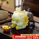 八千行茶宠创意摆件变色貔貅可养吸财招财功夫茶具配件茶桌茶台茶盘