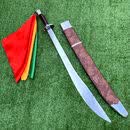 德国武术刀软刀响刀花刀太极刀晨练成人儿童表演刀健身竞技比 78CM-软响刀+鞘+彩 建议身高175-180cm