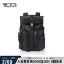 途明（TUMI）ALPHA BRAVO男士双肩包翻盖大容量电脑包黑色商务通勤礼物