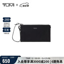 途明（TUMI）VOYAGEUR 女士高端时尚手拿包黑色拼烟枪色礼物
