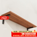 安尔雅墙面搁架墙上置物架宿舍木板挂墙书架隔板路由器置物架