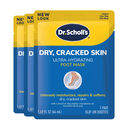 Dr. Scholl's 超保湿足膜 3 片装 滋润修复和软化粗糙干燥的皮肤