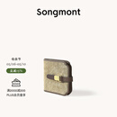Songmont山下有松山行钱包设计师款皮夹短款卡包夹礼物男女零钱包 沙驼棕 现货