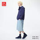 优衣库男装女装牛仔中裤/水洗产品26春夏新款短裤484209 63 天蓝色 XS