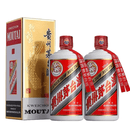 茅台（MOUTAI）飞天双支赠送礼袋 53度500ml 53度 500mL 2瓶