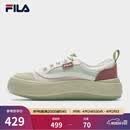 斐乐（FILA）官方女鞋水母鞋帆布鞋夏时尚复古休闲鞋 桃色粉/新薄荷绿-CS 37.5