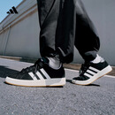 adidas「面包鞋」GRAND COURT BASE 00s休闲低帮板鞋男女阿迪达斯   黑色/白色/树脂黄(推荐女生选小半码)   42