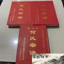 【二手9成新】何氏宗谱全三卷何氏协会