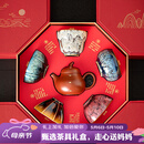 宋蕴双师联名锔钉紫砂壶敦煌文创茶杯高端茶具套装乔迁礼物茶具伴手礼