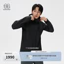 KOLON SPORT/可隆户外软壳夹克 男士防泼水Amazon shell Hybrid外套 LHJK6MN061-BK 黑色 L 175/96A