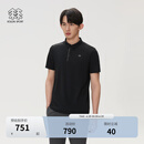 KOLON SPORT/可隆户外吸湿速干T恤 男士抗菌珠地POLO衫 LHPT6MTT25-BK 黑色 XL 180/100A