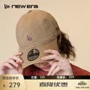 NEW ERA纽亦华MLB棒球帽子小logo男女情侣软顶弯檐鸭舌帽子NE920红色 12728543-卡其色 洛杉矶道奇队 OSFM