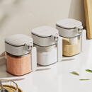 家の物语（KATEI STORY）日本防潮调料罐密封盐罐调料盒玻璃家用厨房高端调味料罐调味瓶罐
