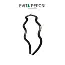 依慧达（Evita Peroni ）波浪眼镜发箍复古防滑压碎发头箍女高级感头饰礼物 优雅黑