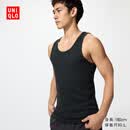 优衣库男装罗纹背心26春夏新款482759 09 黑色 L