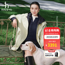 哈吉斯（HAZZYS）女装 2026春季新款【宋佳明星同款】两面穿中长款风衣ASWSH0DAH03 浅米色LI XL (170/92A 42)