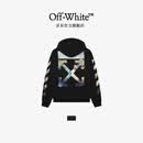 OFF-WHITE™情侣装新款连帽拉链卫衣宽松外搭 黑色 S