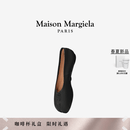 MAISON MARGIELA[春夏新品]马吉拉Tabi分趾褶皱效果黑色芭蕾鞋单鞋皮鞋女鞋子 T8013黑色 37
