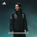 adidas梅赛德斯AMG马石油F1车队保暖棉服男装秋冬新款阿迪达斯   黑色   L
