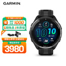 佳明（GARMIN）Forerunner965铁三跑步游泳滑雪户外运动智能手表男女表极夜黑