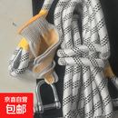 三义弹力拖车绳高强度suv越野轿车弹力汽车救援拖车绳货车揽39664 10吨白色10米+U钩+手套*300-1000