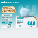 稳健（Winner）棉里层灭菌医用外科口罩一次性独立包装 50只防晒防柳絮过敏鼻炎
