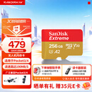 闪迪内存卡存储tf卡运动相机卡高速gopro相机无人机内存卡MicroSD卡u3/v30 适用于适用pocket4 256G 【入会领20元券 联系客服送读卡器】