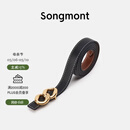 Songmont山下有松女士腰带双面自由搭配裤带头层牛皮装饰皮带 环环相扣M码 现货