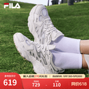 斐乐（FILA）官方女鞋老爹鞋运动鞋杨幂同款夏蕨草鞋休闲鞋 磨菇灰色/白中白-OB 37.5