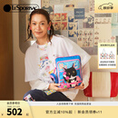 LeSportsac乐播诗新款NEWNEW联名系列可爱猫ipad平板收纳包手拿包送母亲 牛牛与乌冬通电话