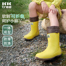Kocotreekk树儿童雨鞋防滑轻便男女孩长筒靴宝宝雨靴小学生上学专用水鞋