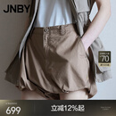 江南布衣（JNBY）【商场同款】26春夏新品短裤灯笼裤日常宽松休闲棉质5Q3E14360 261/灰卡其 XS