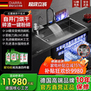CIARRA德国CIARRA集成水槽洗碗机一体纳米蜂窝大单槽厨房洗菜盆14套 上下分层洗石墨烯自动开门烘干AKC13 900mm-14套旗舰款石墨烯右洗(大单槽)