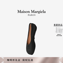 MAISON MARGIELA[春夏新品]马吉拉Tabi分趾褶皱效果黑色芭蕾鞋单鞋皮鞋女鞋子 T8013黑色 40