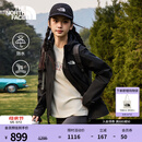 北面（The North Face）硬壳冲锋衣情侣款Antora防水防风透气连帽夹克运动外套26春夏新品 8DFA/JK3/宇宙黑/女款 L