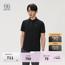 KOLON SPORT/可隆户外吸湿速干T恤 男士抗菌珠地POLO衫 LHPT6MTT25-BK 黑色 XL 180/100A