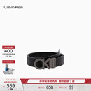 Calvin KleinJeans【520礼物】男真皮商务休闲ck双面字母带头牛皮革腰带皮带