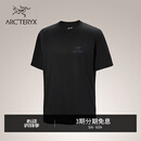 ARC'TERYX始祖鸟 KRAGG SL COTTON CACODAEMON SS 男子 棉质短袖T恤 BLACK / MOONDROP/黑色/萤石紫 M